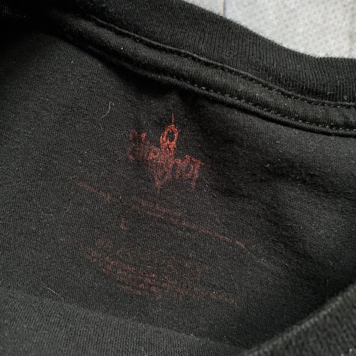 Band Tees × Slipknot × Vintage Vintage Slipknot T-Shirt tour Faded Style 90s Y2K Masks Size US M / EU 48-50 / 2 - 5 Thumbnail