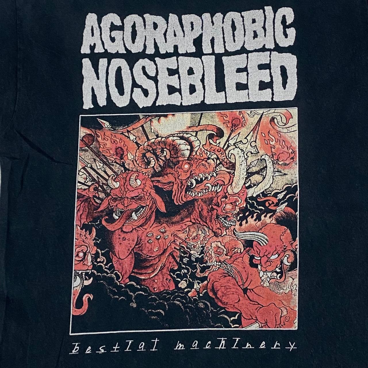 Band Tees Vintage Y2K grindcore band agoraphobic nosebleed Size US M / EU 48-50 / 2 - 3 Thumbnail
