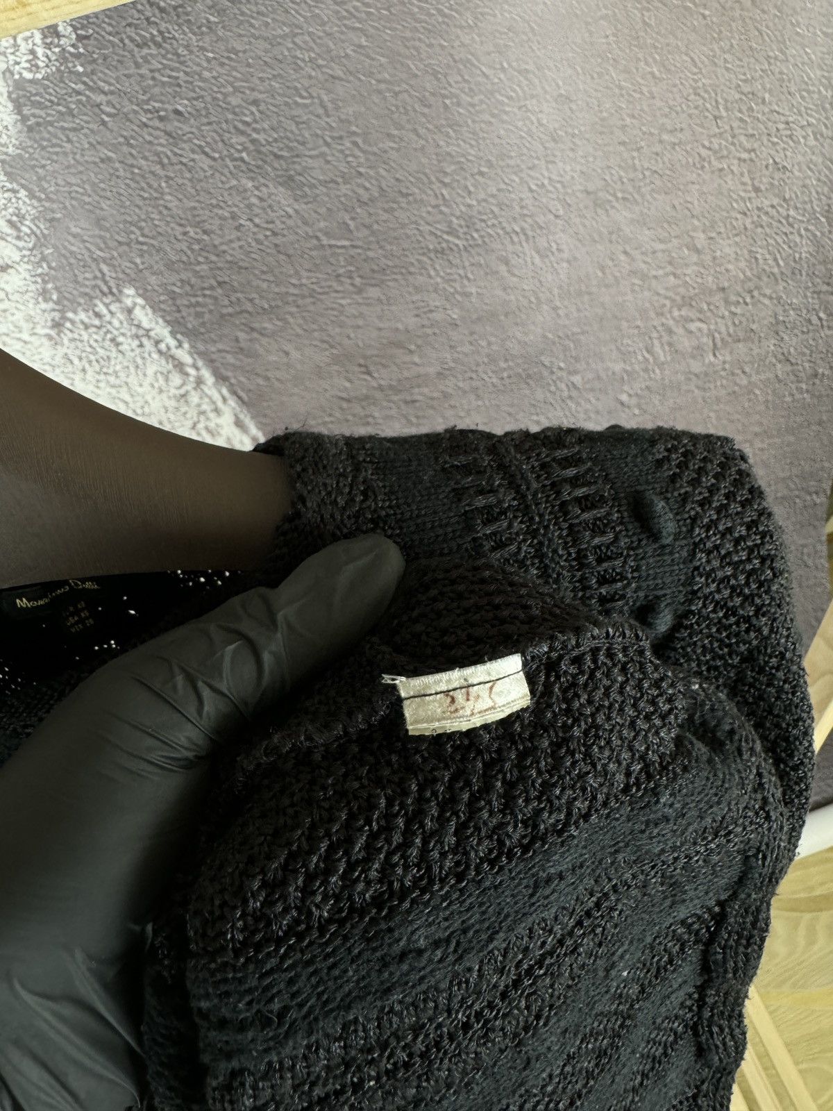 Massimo Dutti Massimo Dutti black wide sleeve knitted sweater Size XS / US 0-2 / IT 36-38 - 8 Thumbnail