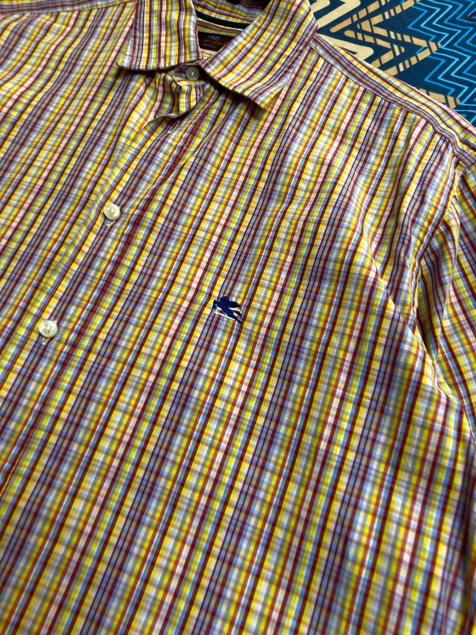 Etro Vintage Y2K shirt print Etor Milano streetwear logo luxury Size US M / EU 48-50 / 2 - 5 Thumbnail