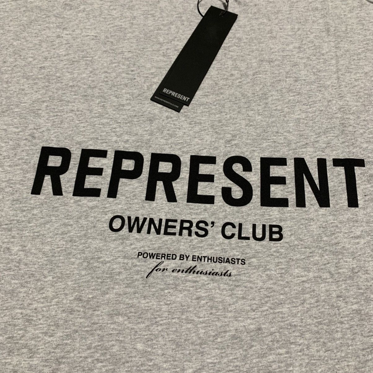 Represent Clo. Represent XL Owners Club Ash Grey Tee Size US XL / EU 56 / 4 - 3 Thumbnail