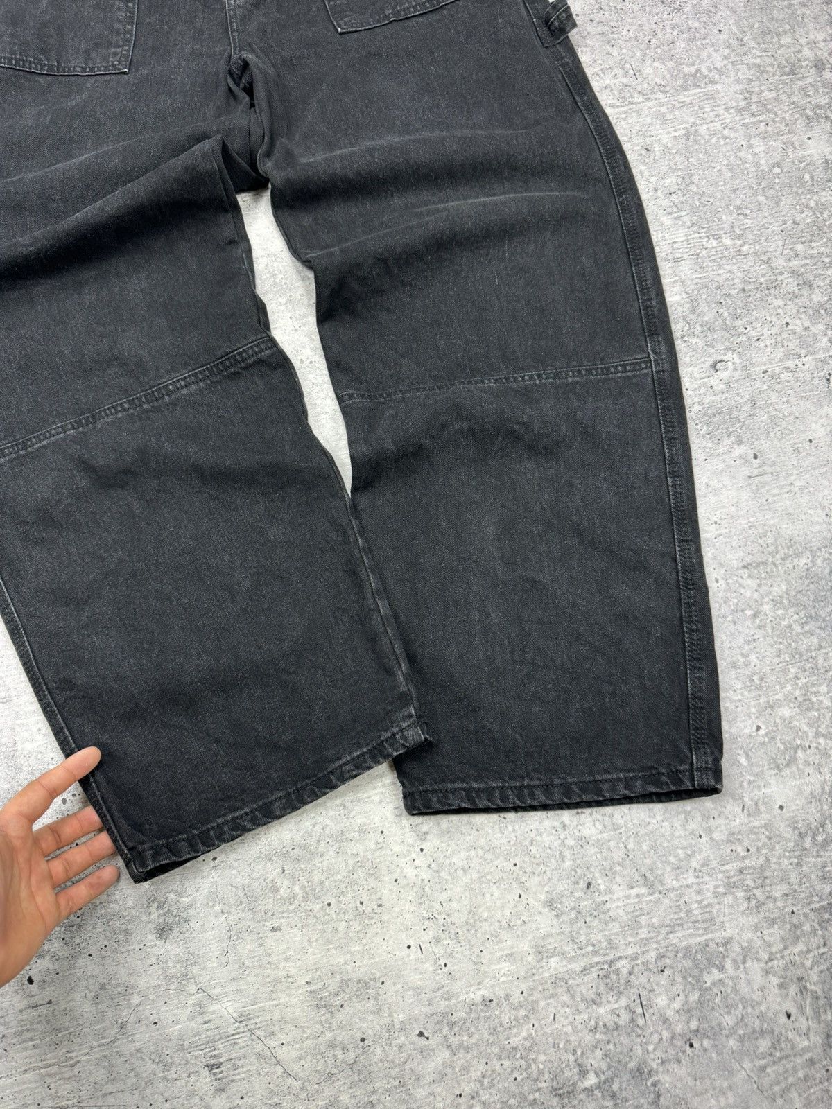 Japanese Brand × Vintage Vintage Asos Baggy Loose Fit Wide Leg Jeans Pants Trousers Size US 32 / EU 48 - 5 Thumbnail