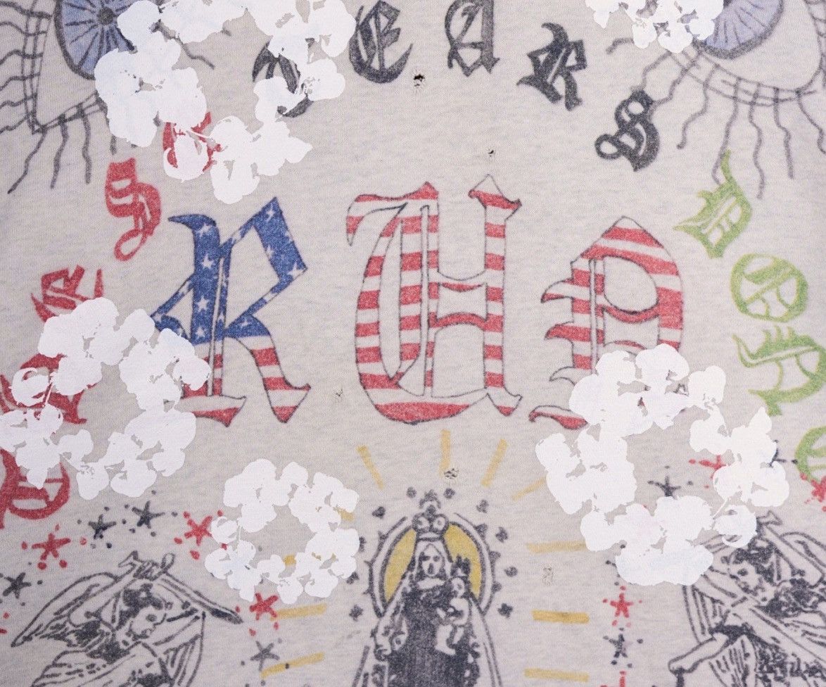 Saint Michael Saint Michael x Denim Tears Graffiti Hooded Sweatshirt Multi Size US XL / EU 56 / 4 - 4 Thumbnail