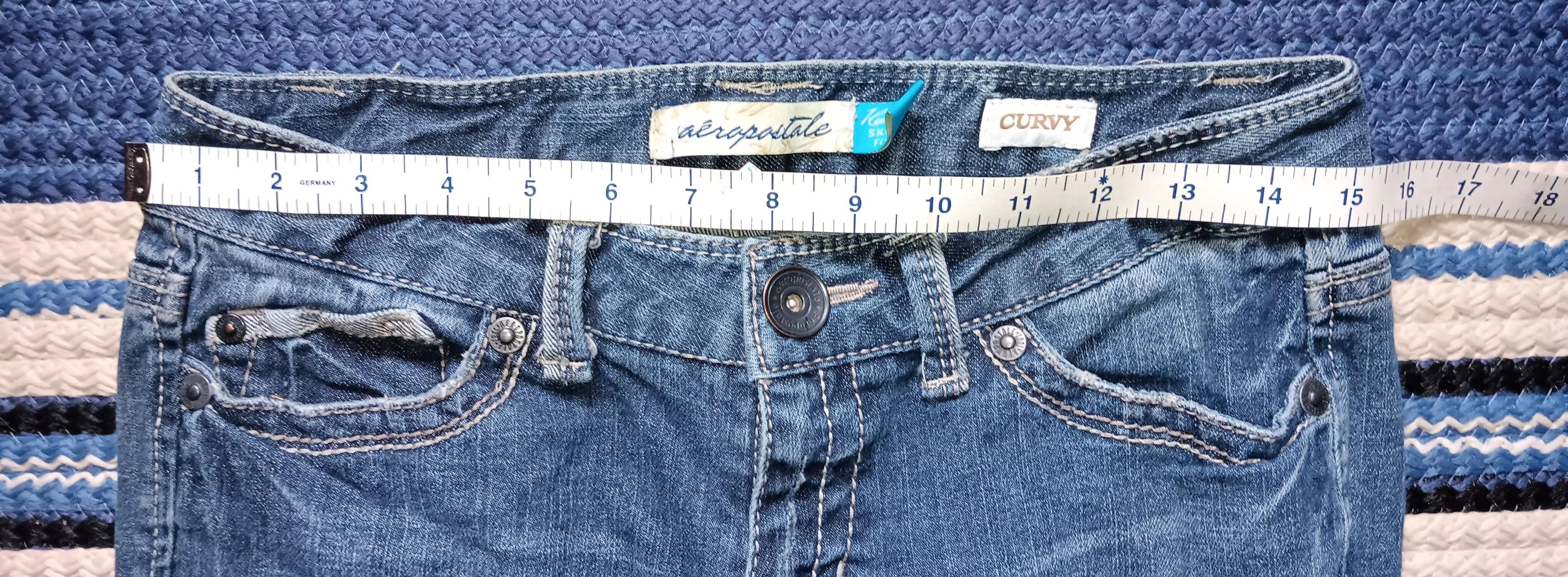 Aeropostale AEROPOSTAL HAILEY SKINNY FLARE JEANS. JUNIORS SIZE 1/2. Size 24" / US 00 / IT 34 - 5 Thumbnail
