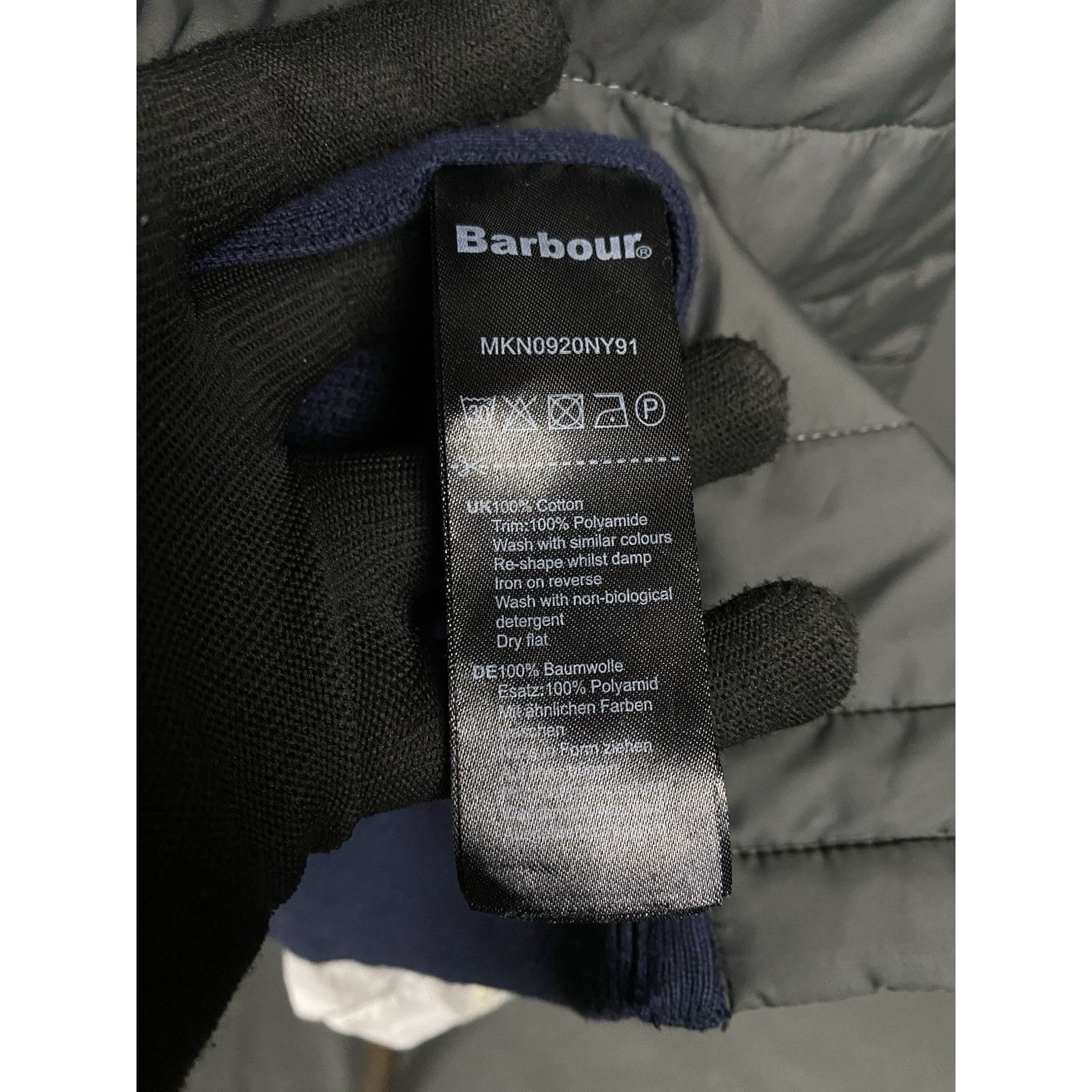 Barbour Barbour Men's Gray Blue Quilted Vest Gilet Size 2XL Size US XXL / EU 58 / 5 - 10 Thumbnail