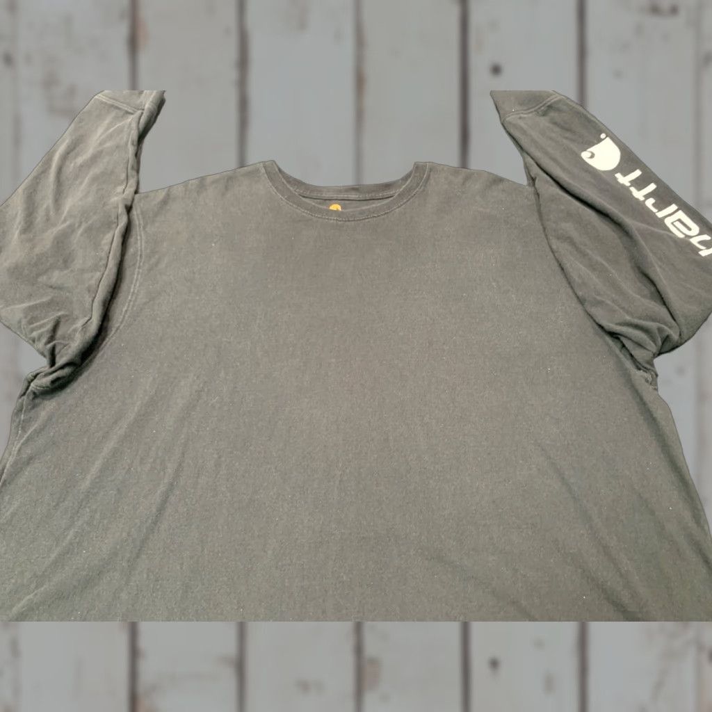 Carhartt Carhartt Men's 2XL Black Loose Fit Long Sleeve Graphic T-Shirt Classic Size US XXL / EU 58 / 5 - 1 Thumbnail