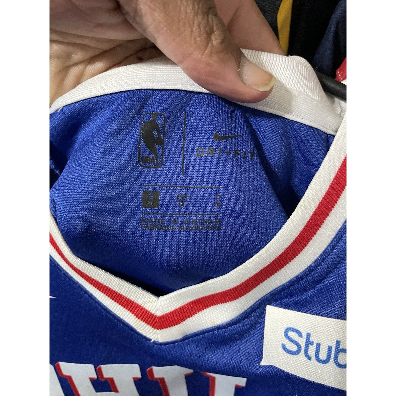 Nike Size Youth S(8-9yo)- Nike Philly 76ers Dario Saric #9 Jersey Size US S / EU 44-46 / 1 - 3 Thumbnail