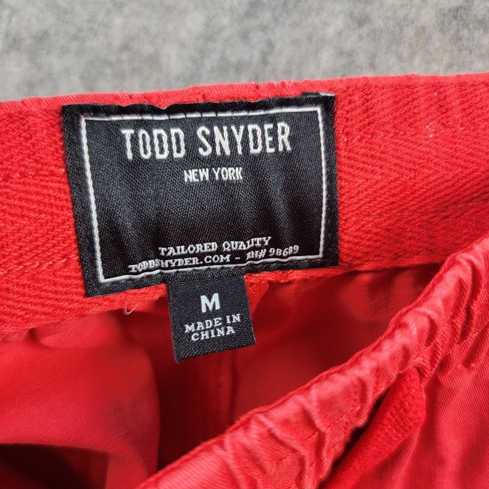 Todd Snyder Todd Synder Weekend Shorts Drawstring 11-PA58794-RD82 Size US 30 / EU 46 - 8 Thumbnail