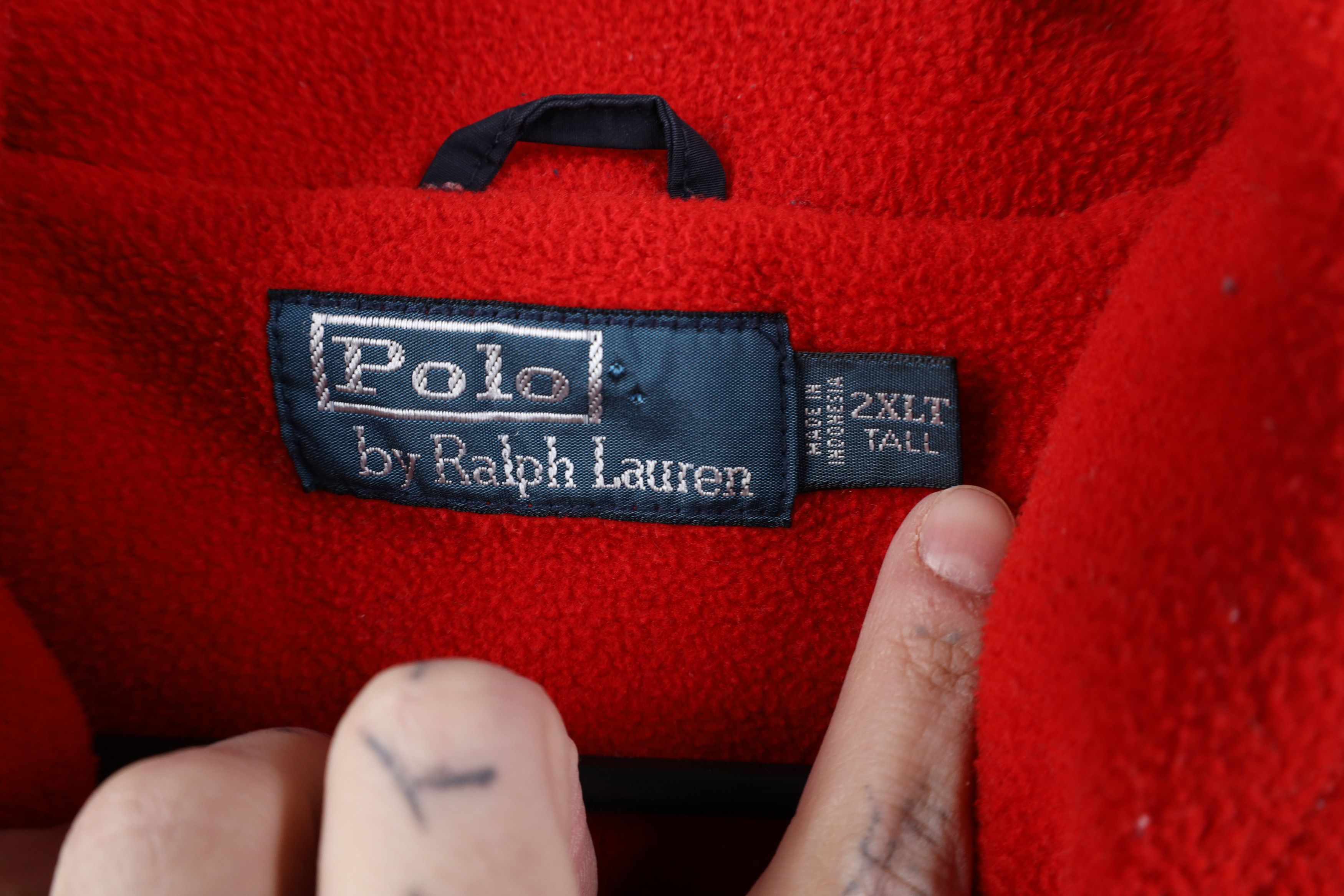 Ralph Lauren Vintage 80s 90s Ralph Lauren Lined Full Zip Jacket Blue Size US XL / EU 56 / 4 - 10 Thumbnail