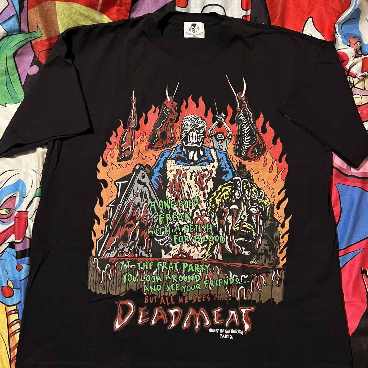 NIGHT OF THE BUTCHER DEADMEAT WARREN LOTAS 2XL XXL T SHIRT