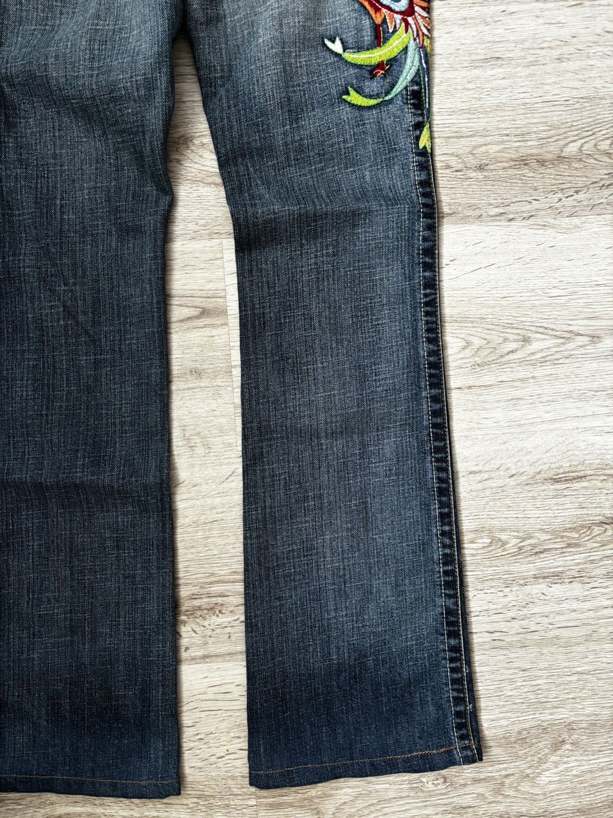 Other People of the World Vintage Y2K Flare Jeans Made in USA Size 25" / US 0 / IT 36 - 8 Thumbnail