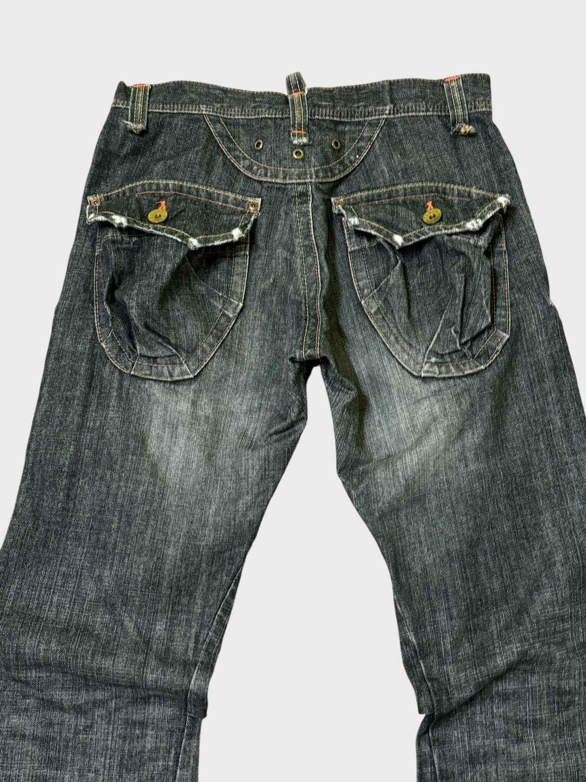 Edwin FLARE EDWIN DISTRESSED TACTICAL 3D MULTIPOCKET Size US 30 / EU 46 - 9 Thumbnail