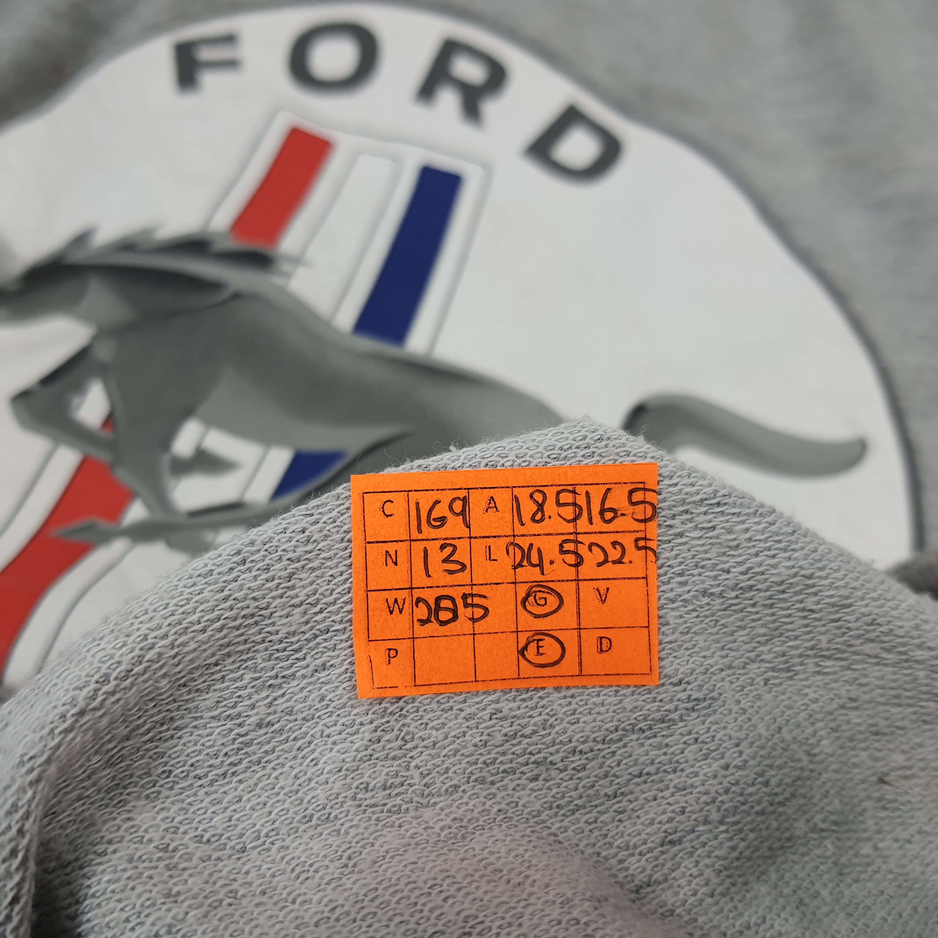 Ford × Vintage Vintage Ford Mustang Motorsports Big Logo Hoodies Size US XS / EU 42 / 0 - 7 Thumbnail