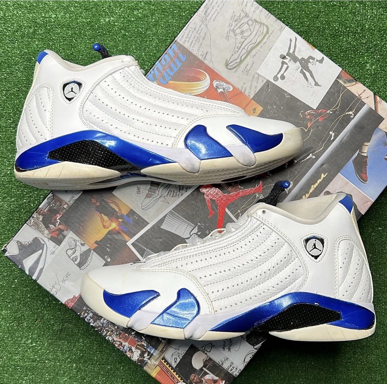 Jordan Brand Air Jordan 14 Retro ‘Hyper Royal’ Size US 8 / EU 41 - 1 Thumbnail
