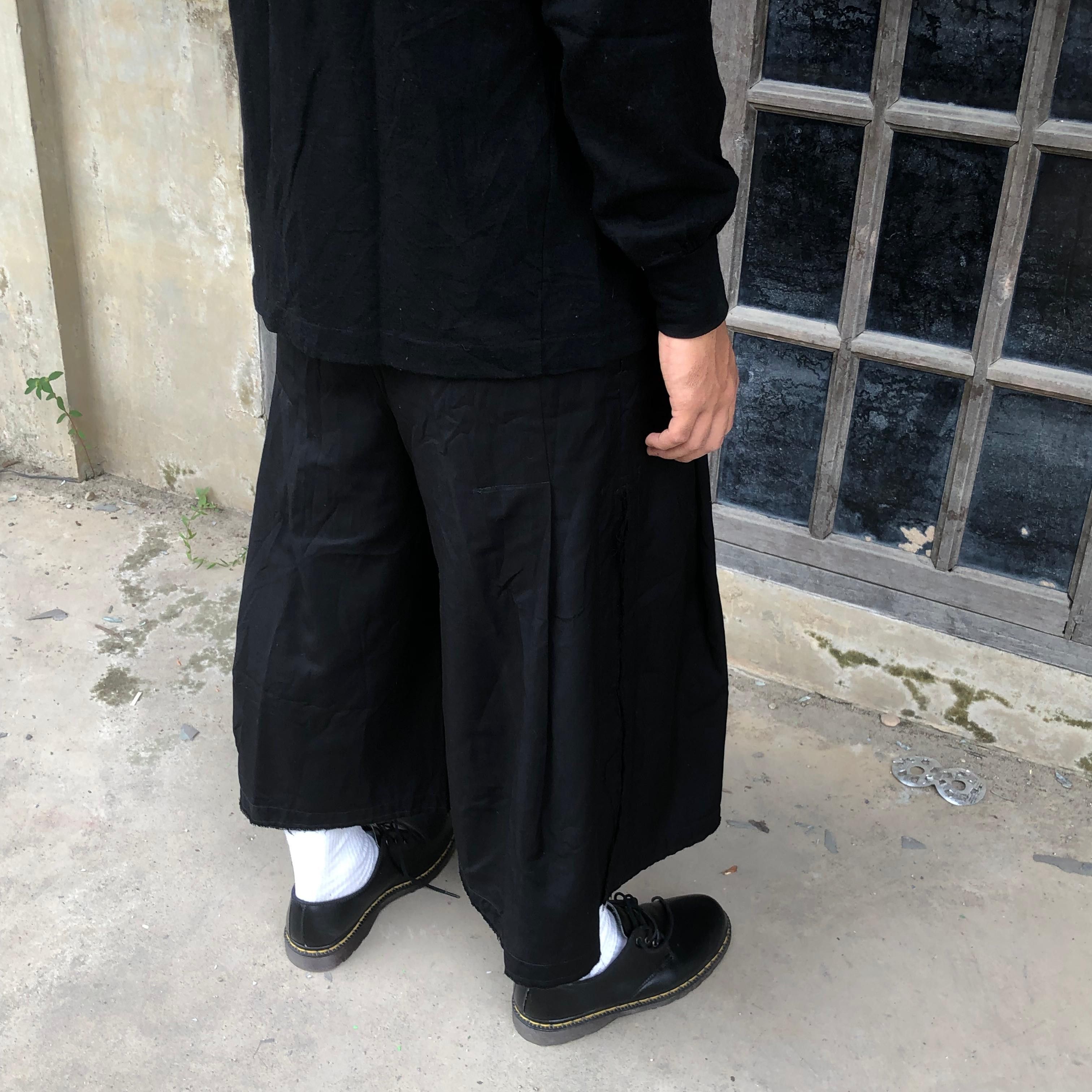 Issey Miyake × JOE CHIA × Yohji Yamamoto Joe Chia Unfinished Hakama Pants Size US 30 / EU 46 - 3 Thumbnail