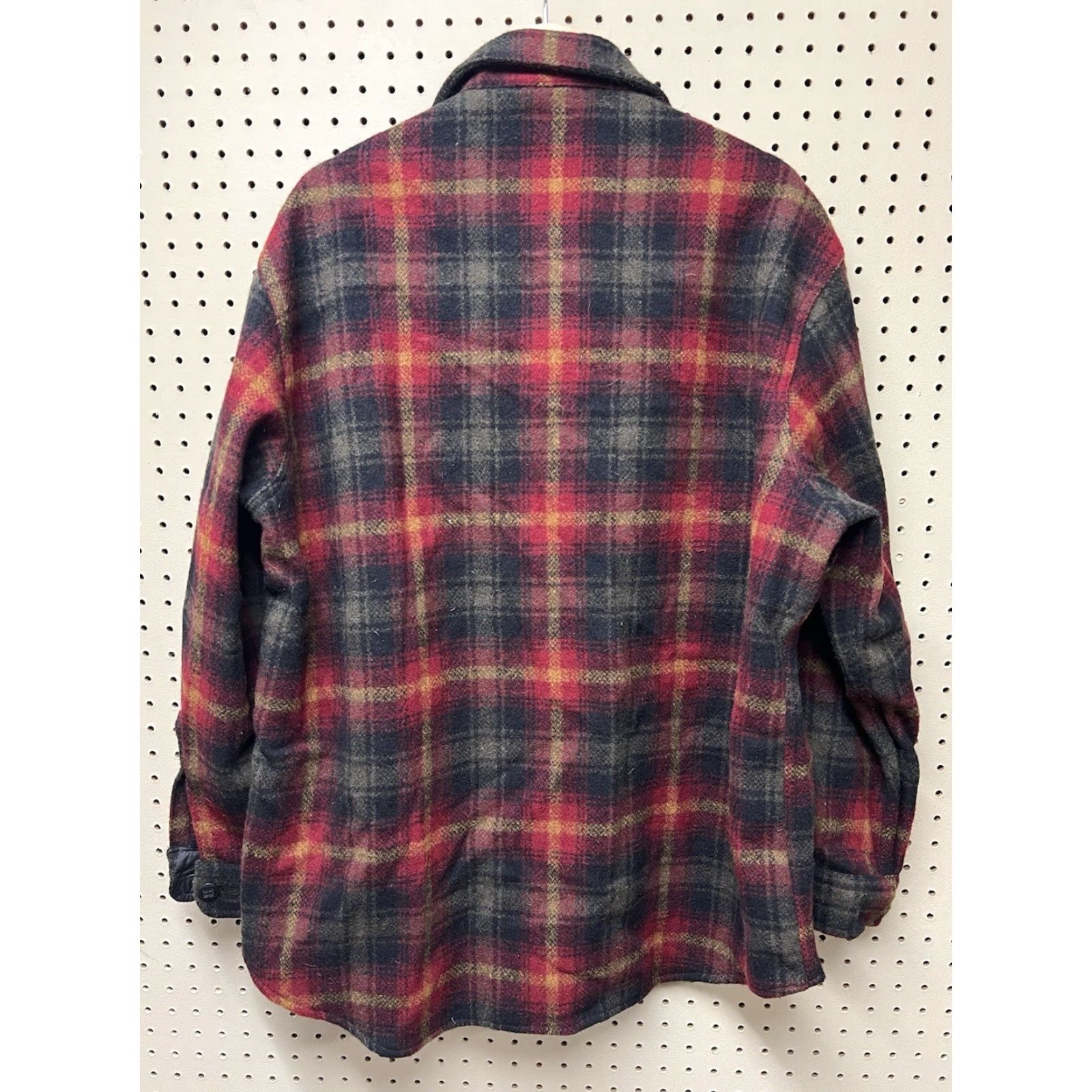 Eastern Mountain Sports EMS Heavy Shirt Jacket Shacket Plaid Wool Blend Button Up L Men Multicolor Jacket Size US L / EU 52-54 / 3 - 2 Thumbnail