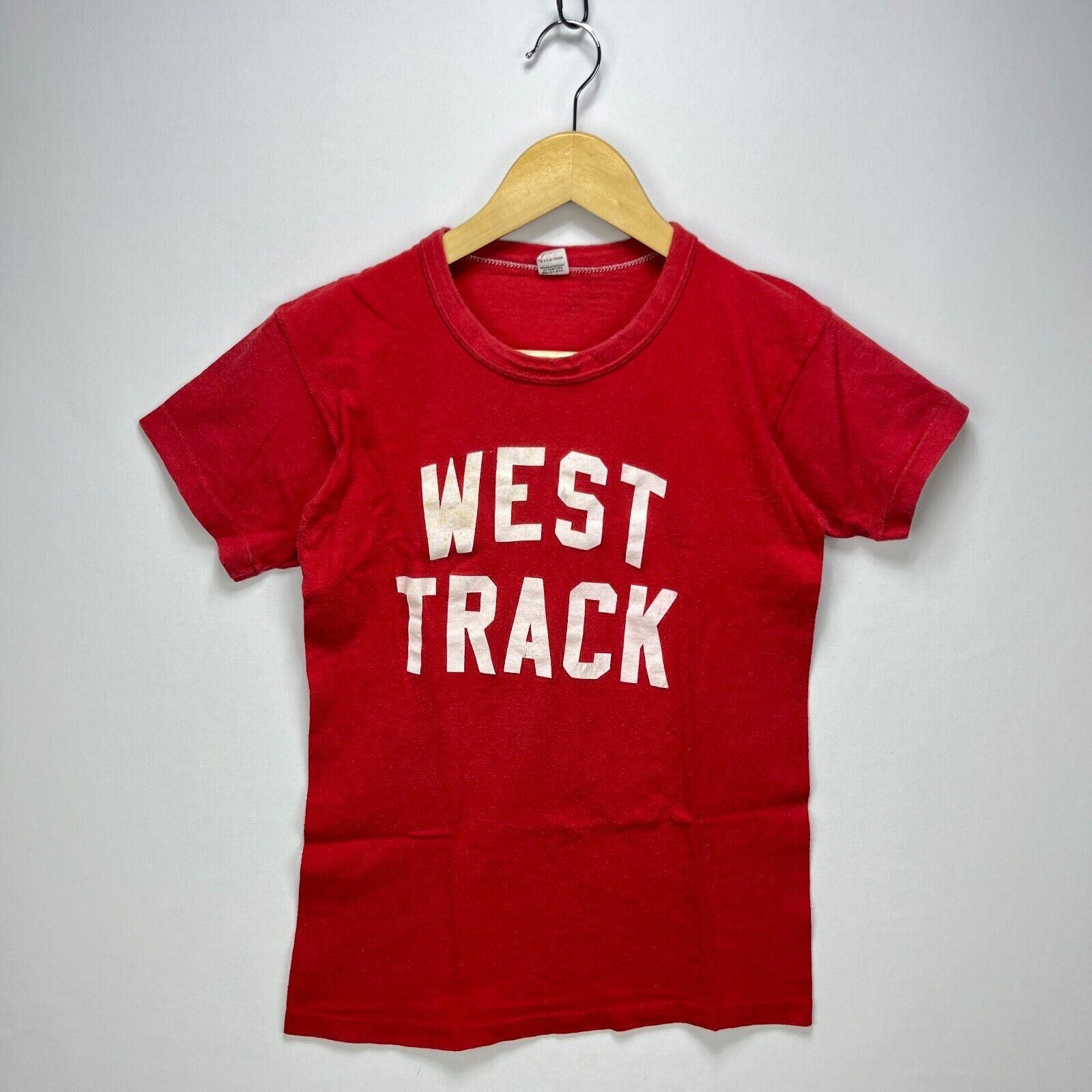 Russell Athletic × Vintage Vintage 60s Russell Athletic West Track T Shirt Medium Size US M / EU 48-50 / 2 - 1 Thumbnail