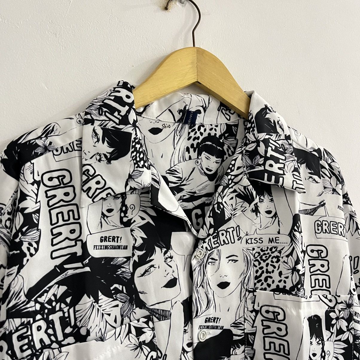 Hysteric Glamour Equator Principle Pop Manga Comic Shirt Size US M / EU 48-50 / 2 - 3 Thumbnail