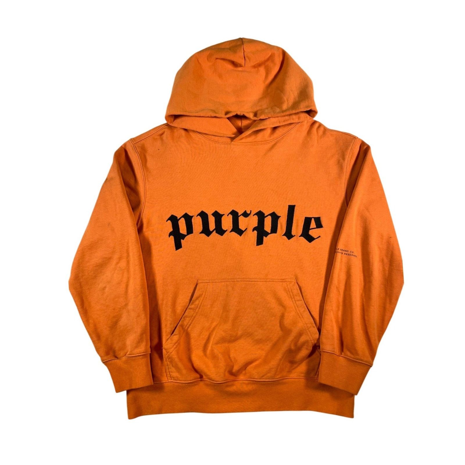 Purple Brand Purple Brand "Old English" Orange & Black Hoodie Size US M / EU 48-50 / 2 - 1 Thumbnail