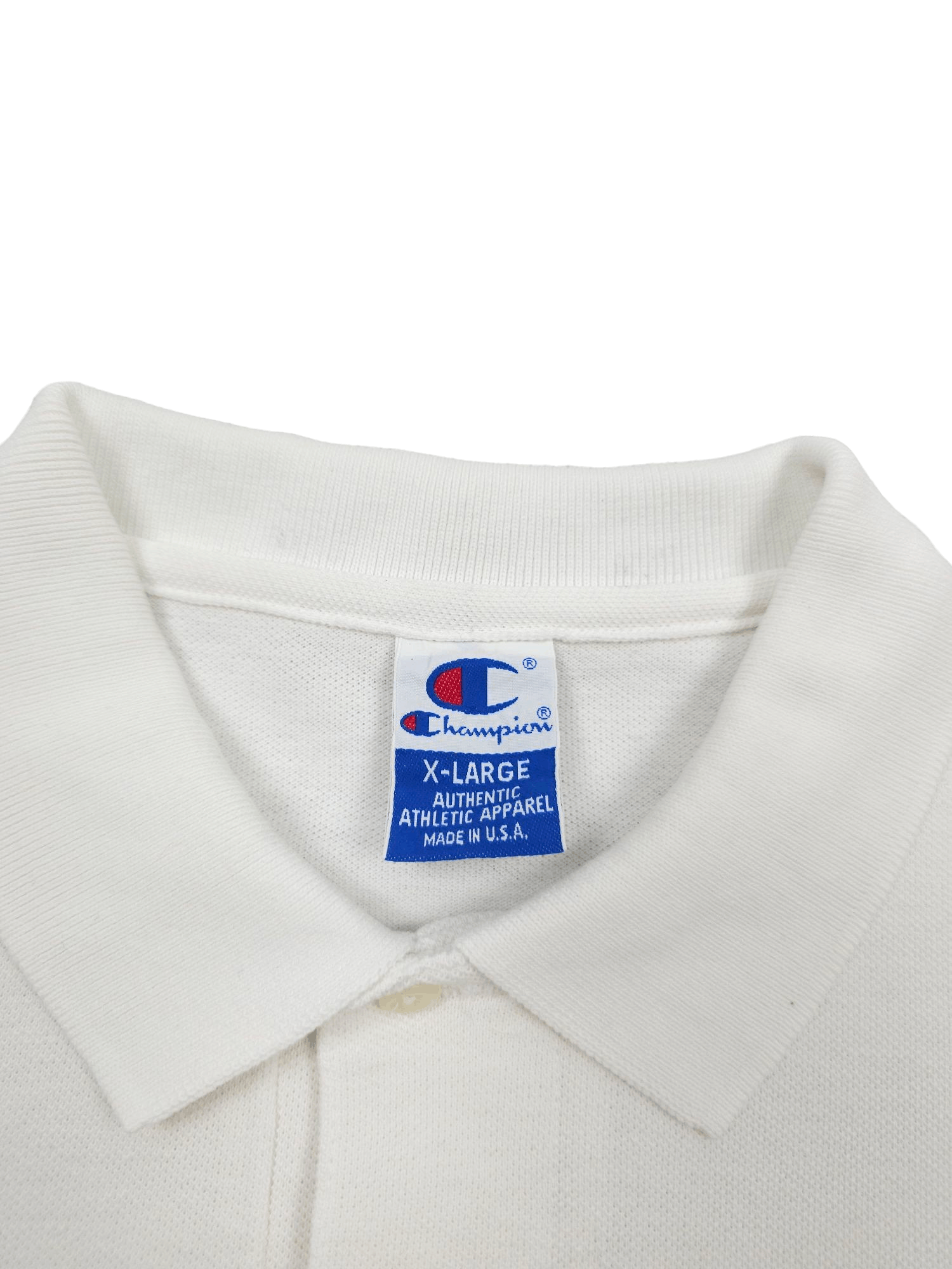 Other 💎 Vintage 1996 Atlanta Olympics White Champion Polo Shirt Size US XL / EU 56 / 4 - 6 Thumbnail