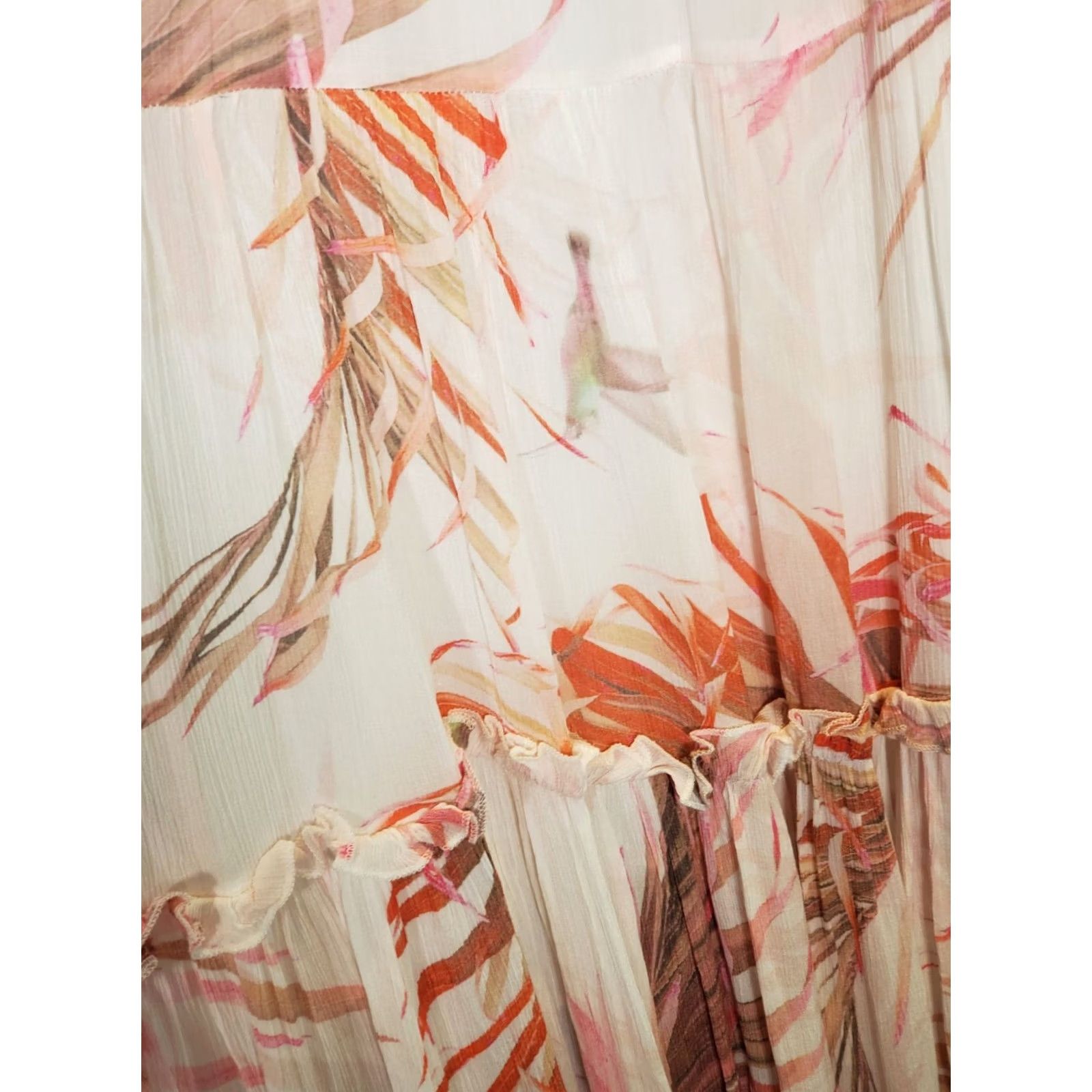 Allsaints ALLSaints Gabi Luar Strappy High / Low Dress Pink India Women's US 6 New Size M / US 6-8 / IT 42-44 - 7 Thumbnail