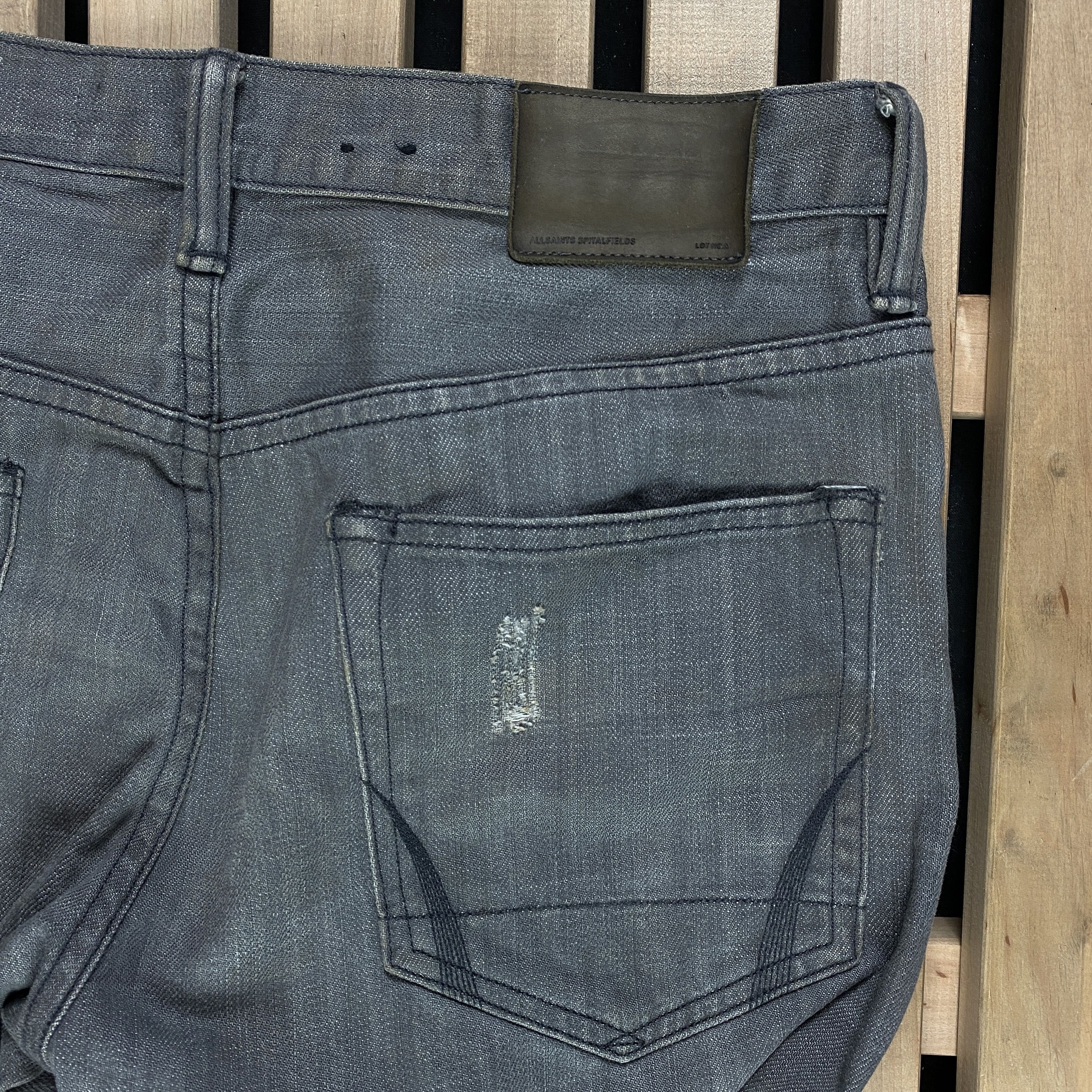 Allsaints Mens Denim Pants AllSaints Spitalfields Size 32 Cotton Size US 32 / EU 48 - 5 Thumbnail