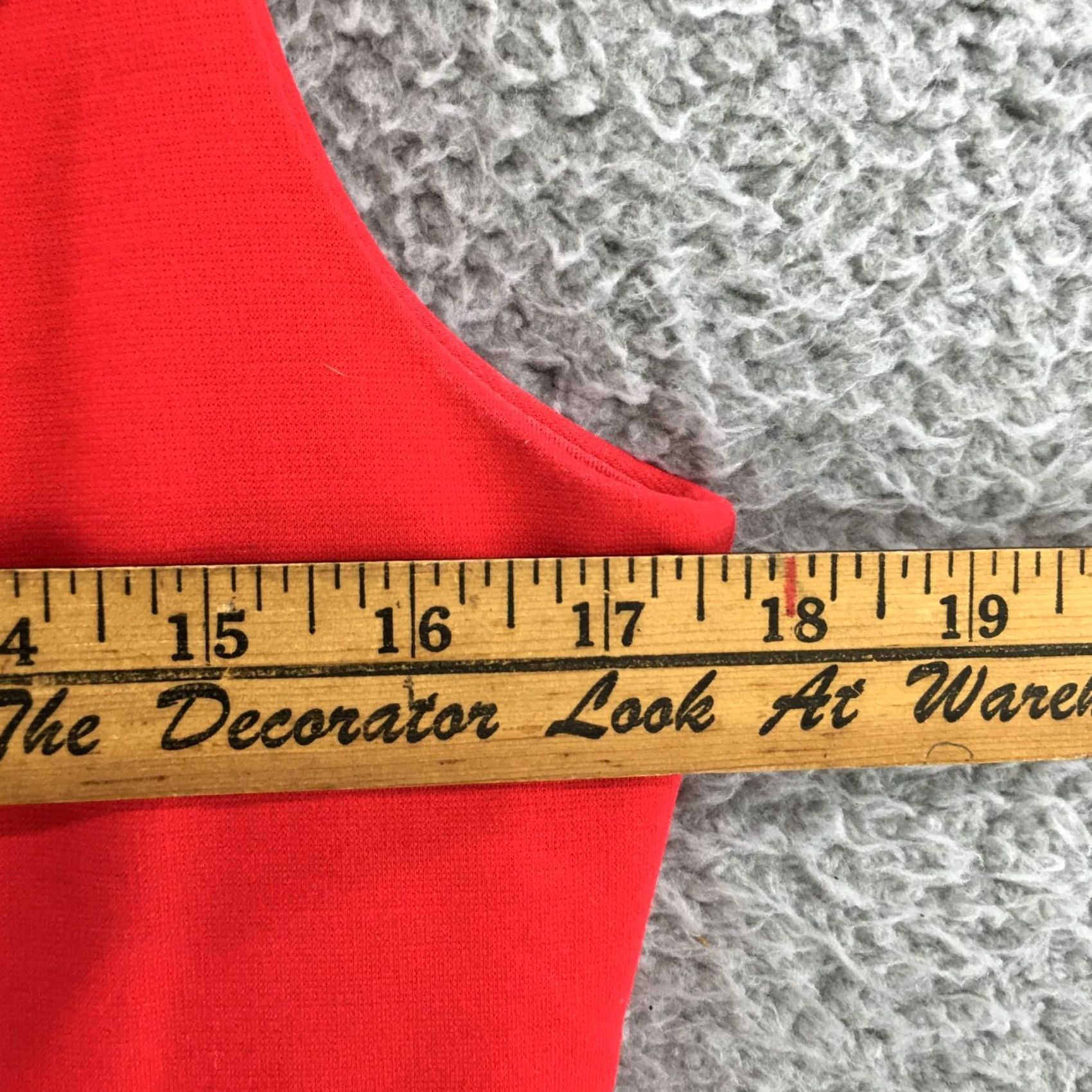 Banana Republic VINTAGE Banana Republic Sheath Dress Womens 8 Red Sleeveless Zipper Slit Round Neck Size M / US 6-8 / IT 42-44 - 3 Thumbnail