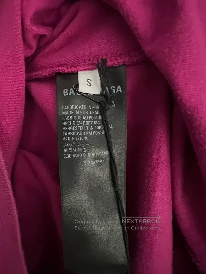Balenciaga Balenciaga Fuchsia Coke Embroidered Short Sleeve S Size US S / EU 44-46 / 1 - 5 Thumbnail