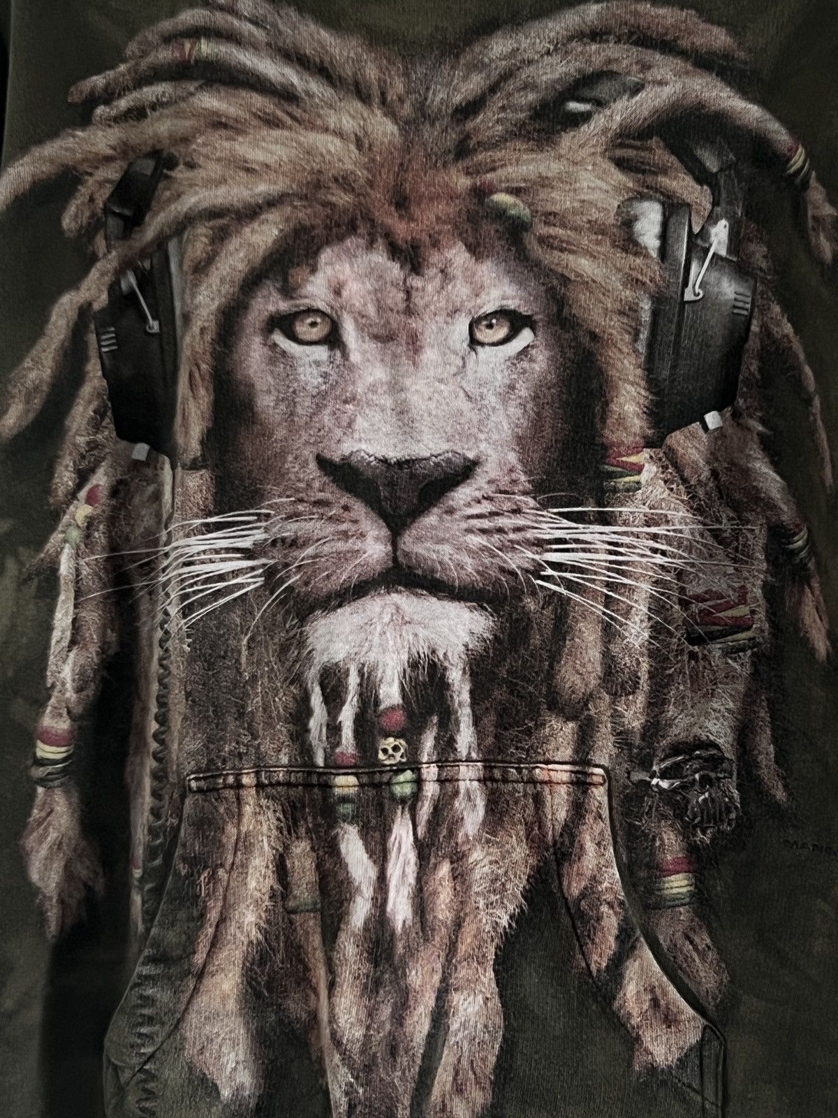 The Mountain THE MOUNTAIN 2012 LION RASTA MUSIC Size US S / EU 44-46 / 1 - 2 Thumbnail