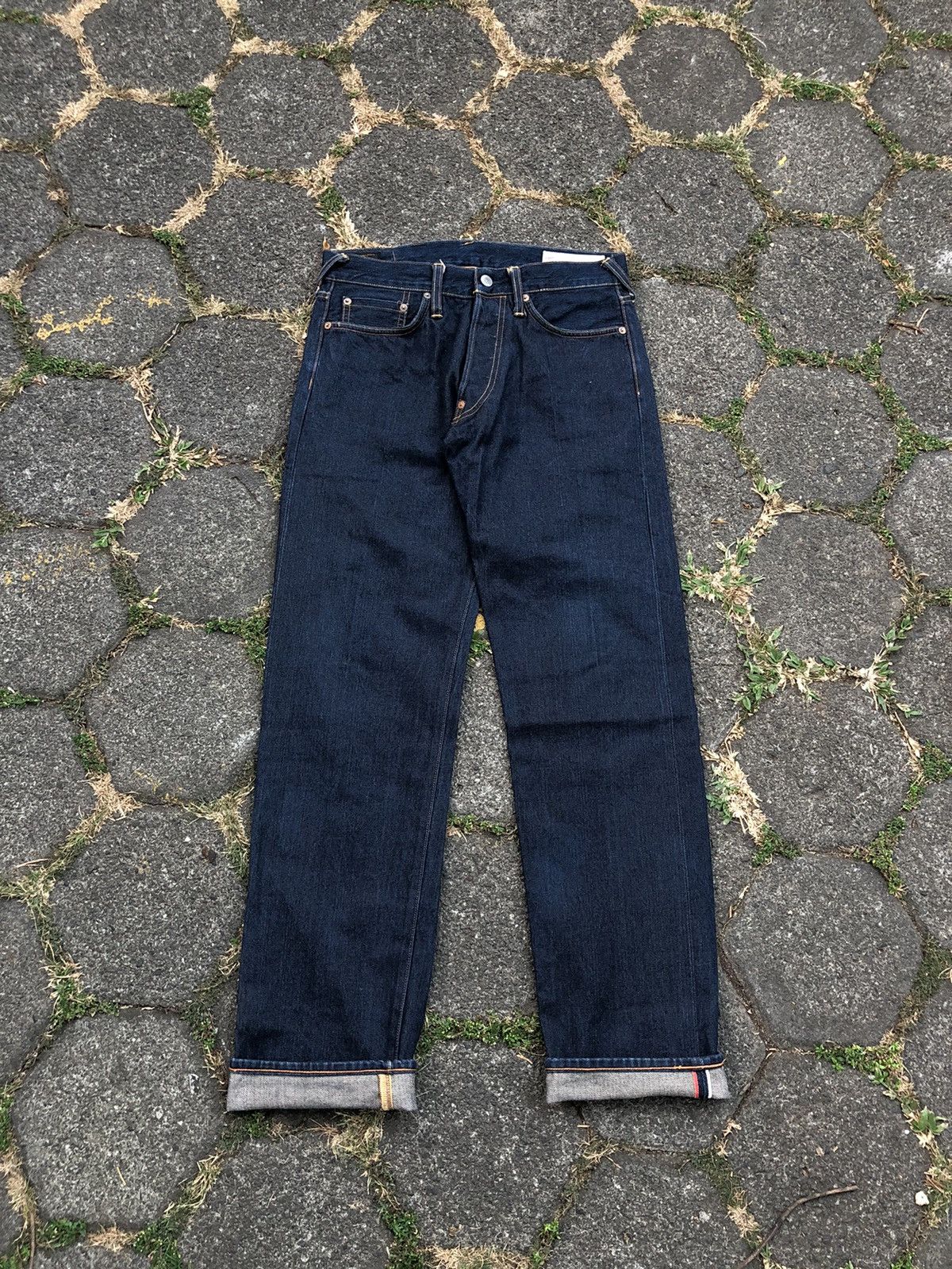 Jean EVISU Edison Chen No.3 Lot 2000 - Taille 30/FR40, Coupe Classique, Vintage, Occasion Bon état