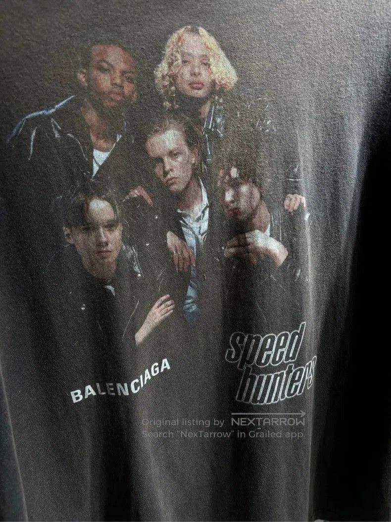 Balenciaga Balenciaga short sleeved mud dyed washed gray Speed Hunter Size US S / EU 44-46 / 1 - 5 Thumbnail
