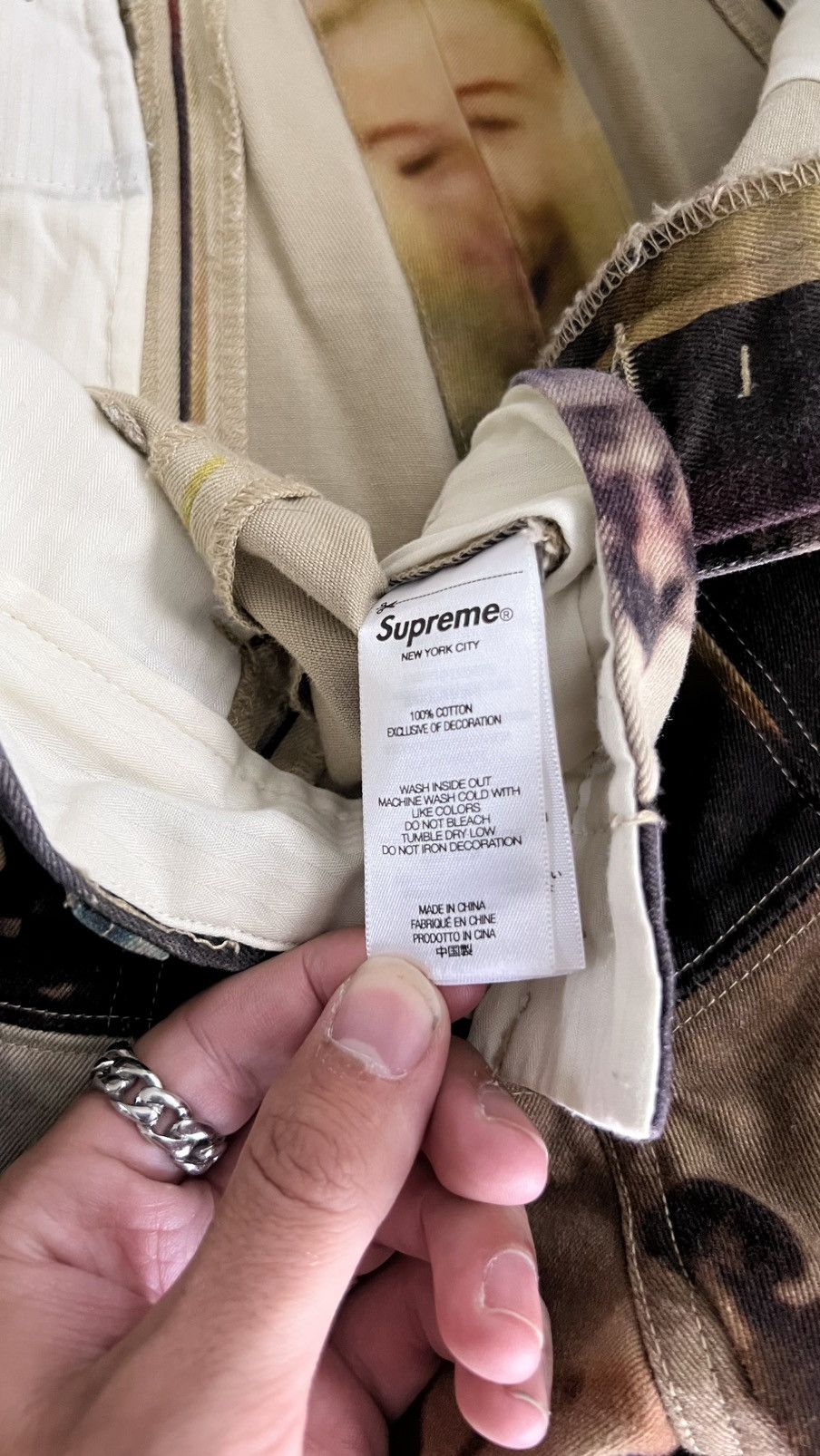 Supreme Supreme x Mark Leckey Hardcore Loose Fit Chino Pants Size US 32 / EU 48 - 4 Thumbnail