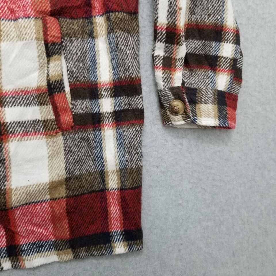 Other Knapp Studio Jacket Womens Large Plaid Button Up Shaket Size L / US 10 / IT 46 - 3 Thumbnail