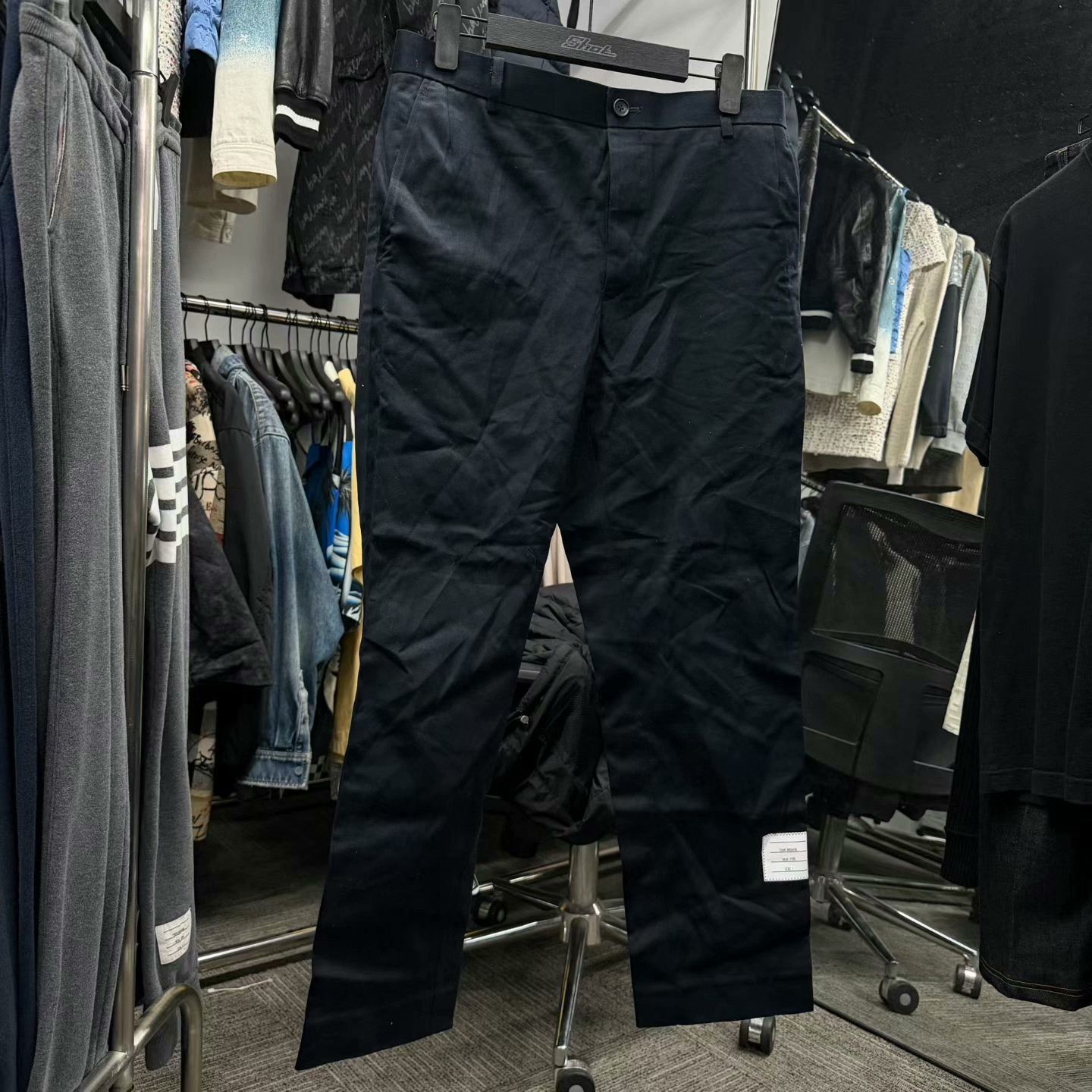 Thom Browne Thom Browne Cotton Twill Trousers Size 1 Size US 30 / EU 46 - 1 Thumbnail