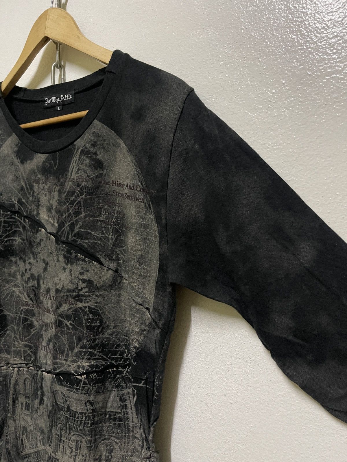 In The Attic Full Print Cross T Shirt Punk