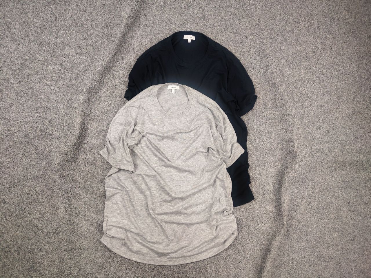 Reiss Reiss x2 Design Basic t-shirts Navy Gray minimalistic Tee Size US L / EU 52-54 / 3 - 1 Thumbnail