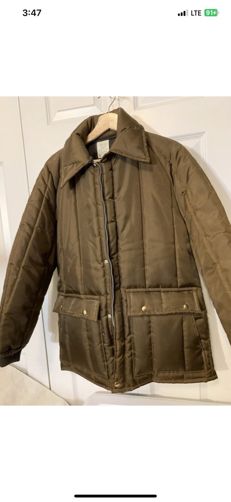 Other Vtg blizzard pruf mens sz M brown insulated outerwear Size US M / EU 48-50 / 2 - 6 Thumbnail