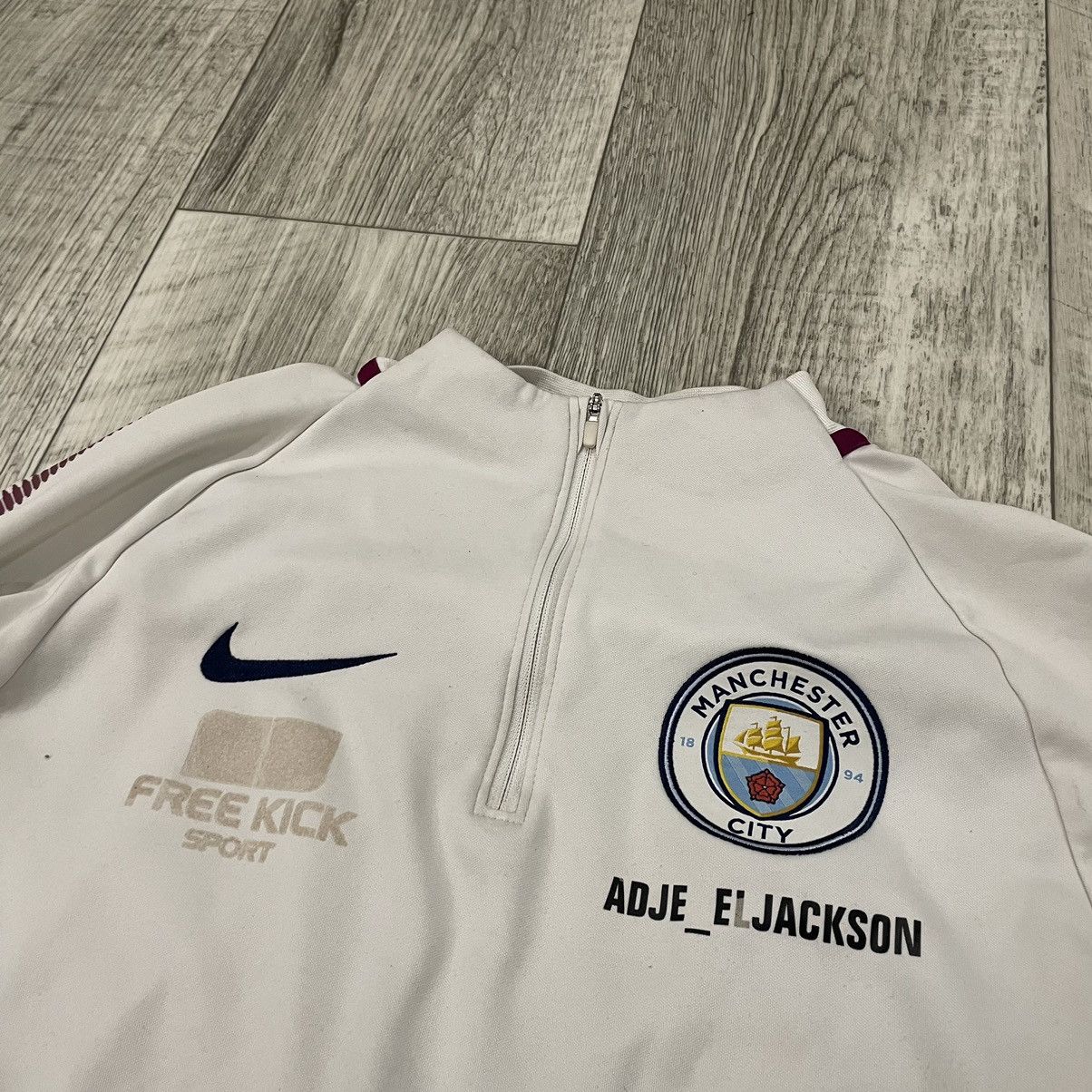 Nike Nike Manchester City kick jersey shirt ADJE ELJACKSON jacket Size US S / EU 44-46 / 1 - 2 Thumbnail