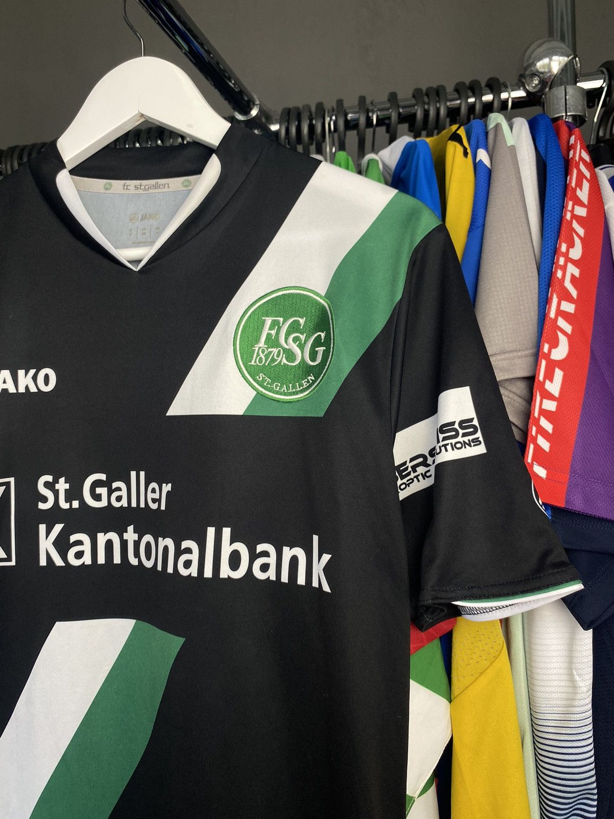 Vintage 2013/14 JAKO ST. GALLEN THIRD SOCCER FOOTBALL JERSEY SHIRT Size US S / EU 44-46 / 1 - 4 Thumbnail