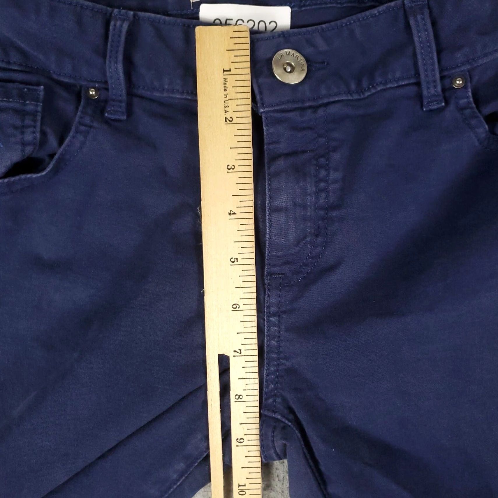La Martina VINTAGE La Martina Men's Jeans Size 29x32 Slim Fit Blue Cotton Canvas Casual Pants Size US 29 - 5 Thumbnail