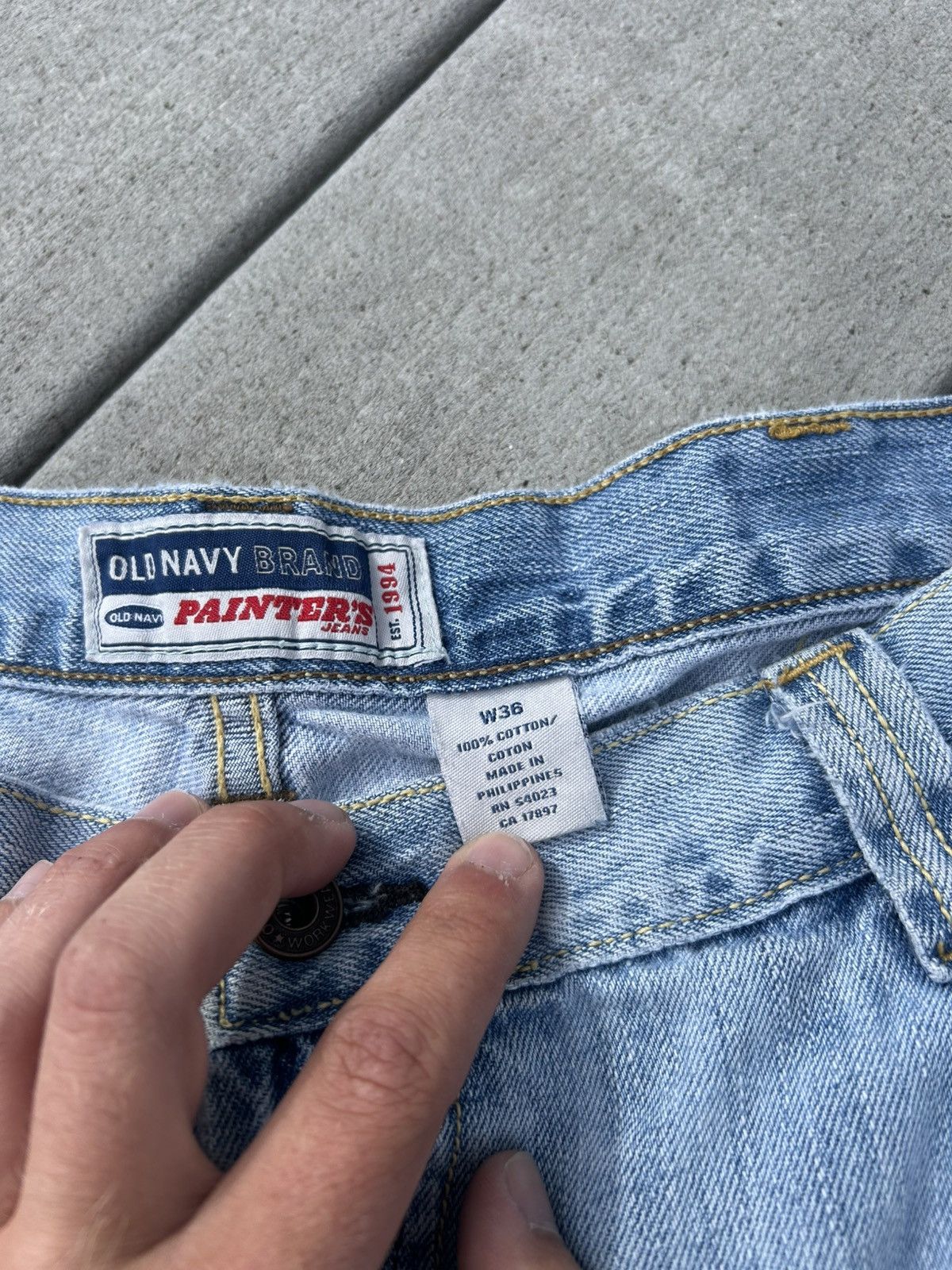 Vintage × Wrangler Vintage wrangler carpenter jean shorts Size US 36 / EU 52 - 3 Thumbnail