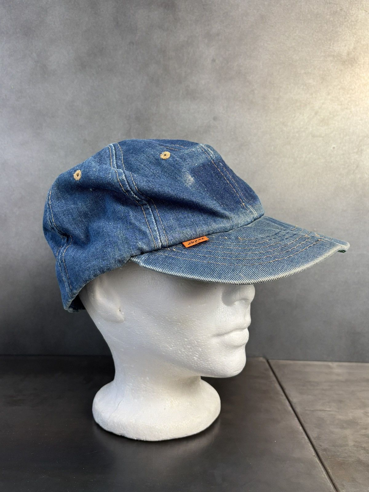 Levi's Vintage Levi's Hat Orange Tab 80s Denim Baseball Snapback Size ONE SIZE - 2 Thumbnail