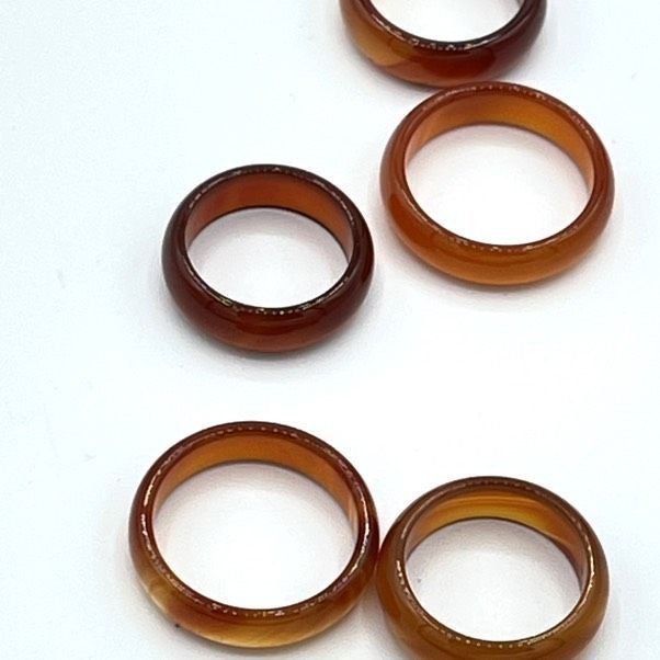 Other Carnelian crystal stone ring size 7.5 healing all stone no m Size ONE SIZE - 8 Thumbnail