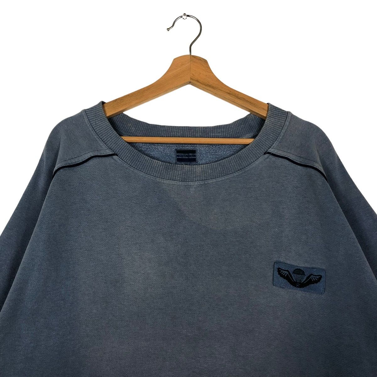 Nigel Cabourn 🔥90’s Vintage Crewneck Sweatshirt Nigel Cabourn Parachute Size US M / EU 48-50 / 2 - 2 Thumbnail