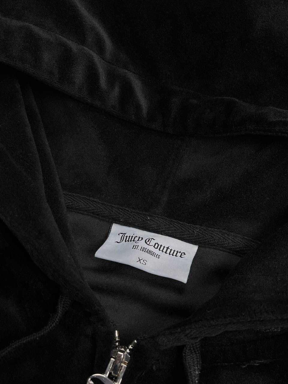 Juicy Couture Vintage Juicy Couture Big Logo Zip Hoodie Y2K XS Size XS / US 0-2 / IT 36-38 - 3 Thumbnail