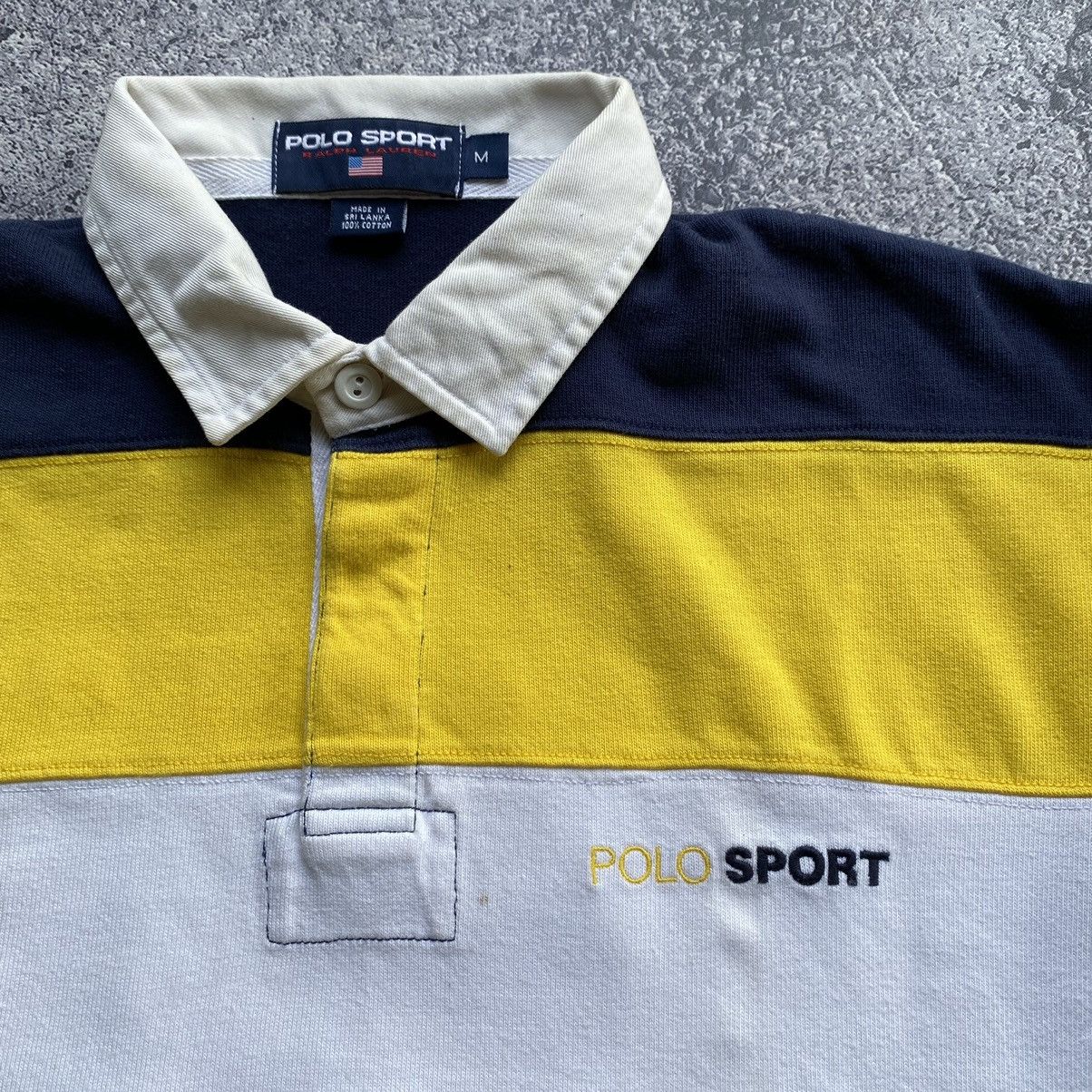 Polo Ralph Lauren Rare🔥 POLO SPORT Ralph Lauren P3 Rugby Shirt Size US M / EU 48-50 / 2 - 5 Thumbnail