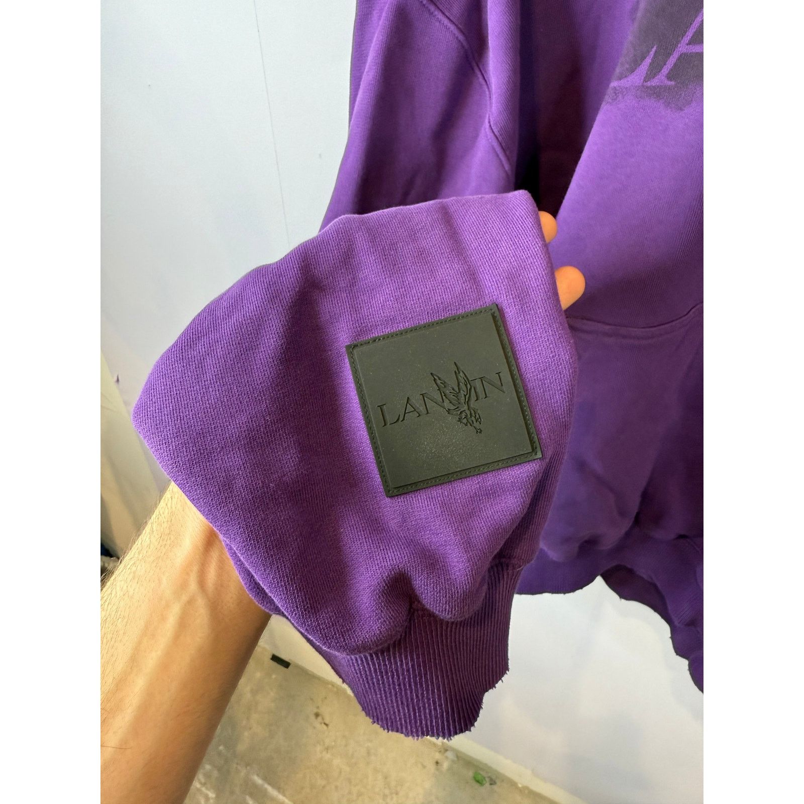 Lanvin Lanvin Hoodie Purple Used Small (Fits Big) Size US S / EU 44-46 / 1 - 3 Thumbnail