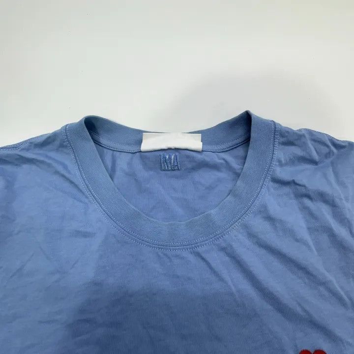 AMI AMIPARIS Casual Heart Embroidered Short Sleeve Tee -2507 Size US XL / EU 56 / 4 - 6 Thumbnail