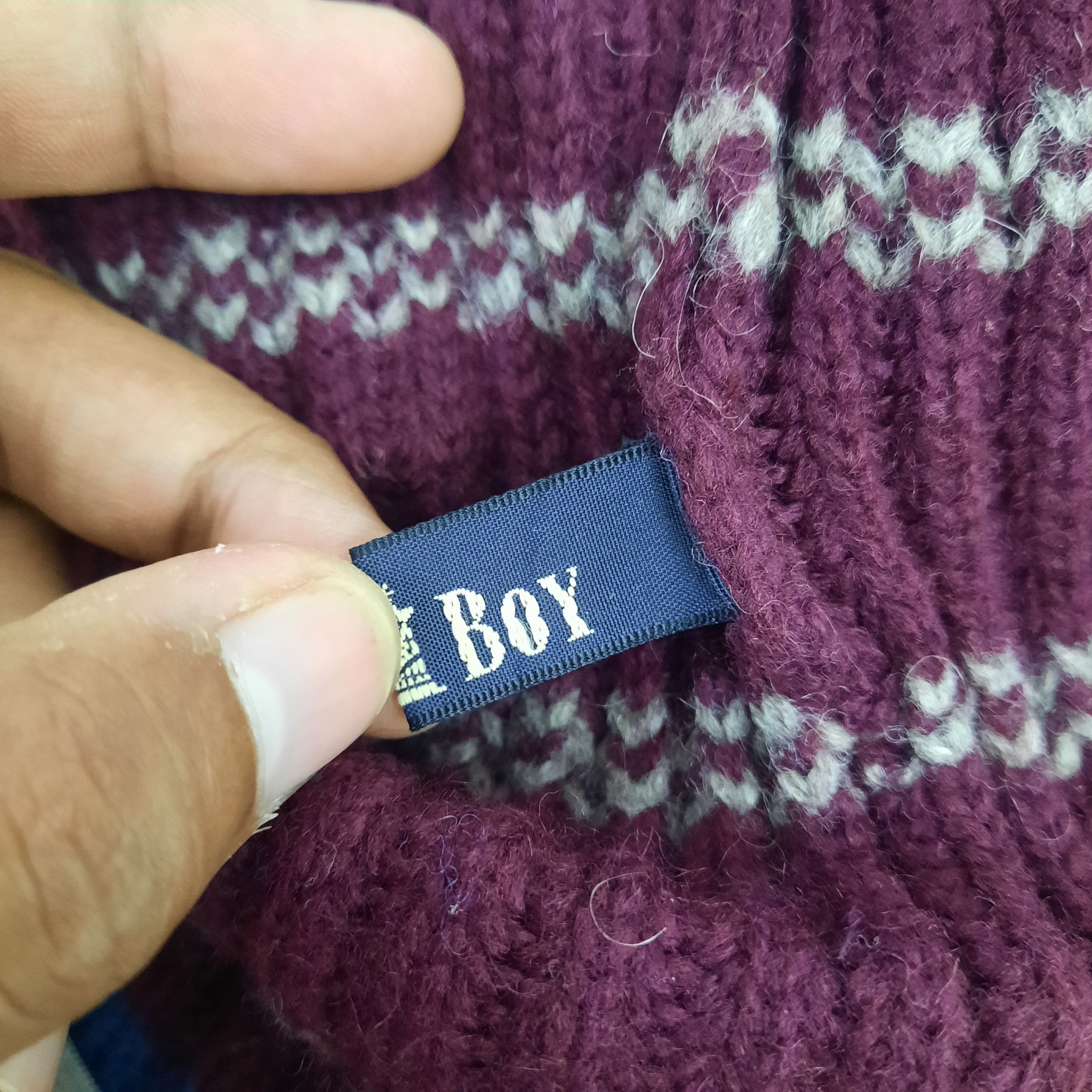 Japanese Brand 🗽Japanese brand east boy stripes pull on beanie hat Size ONE SIZE - 4 Thumbnail