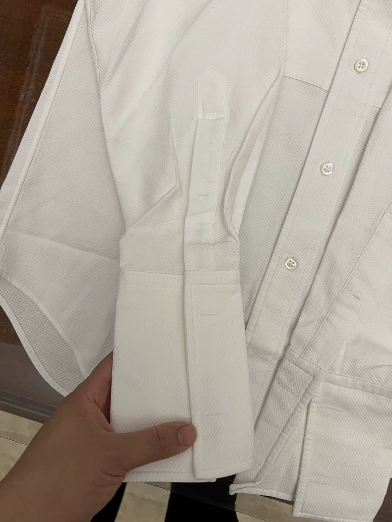 Thom Browne Thom Browne size3 White sleek shirt Size US L / EU 52-54 / 3 - 7 Thumbnail